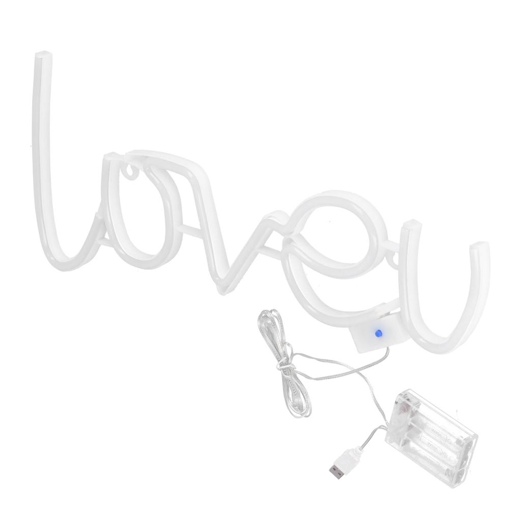 LOVEU Neonlicht LED Bunte Neonschilder für Heimdekoration Heiratsantrag Feiertagsdekoration