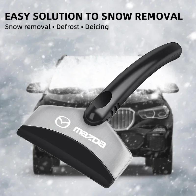 2025 Hot Car Snow Shovel Ice Scraper Cleaning Tool For Vehicle Windshield For Mazda 3 6 BL BM GJ CX3 CX-5 CX5 KE KF CX7 CX9 MX5
