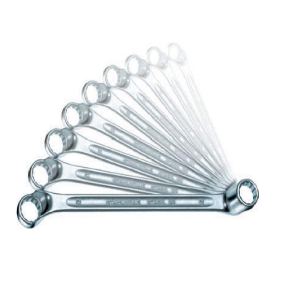 STAHLWILLE Offset Box Wrench Inch Size 10-Piece 75° Set, 20A/10