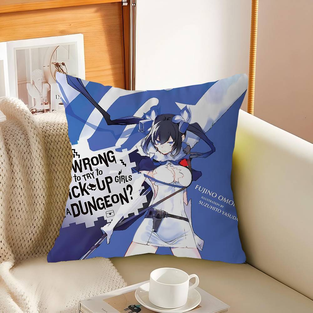 DanMachi Гестия Аниме Наволочка Декоративная Подушка Диван Домашний Декор Чехол Наволочки 16x16Inch