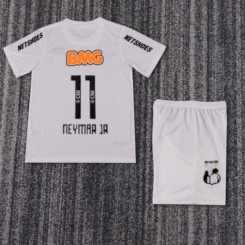 Klassisches Retro-Fußballtrikot Barcelona Kaiser M Thailändischer Kinderanzug Retro-Kinderanzug