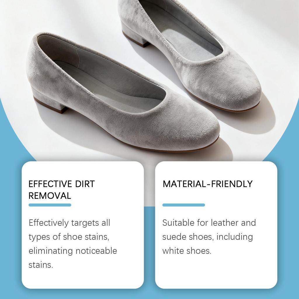 Jakehoe suede shoe cleaning set, fur snow boots, frosted shoes, suitable for gentle decontamination without hurting suede 1SET
