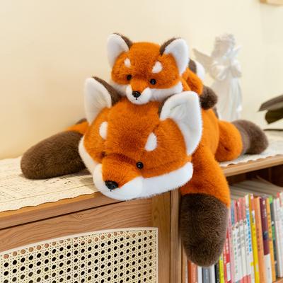 Süßes Fuchsplüschtier Büro Schlafkissen Anhänger Kinder Komfortkissen Auto Dekoration Souvenir Geschenk