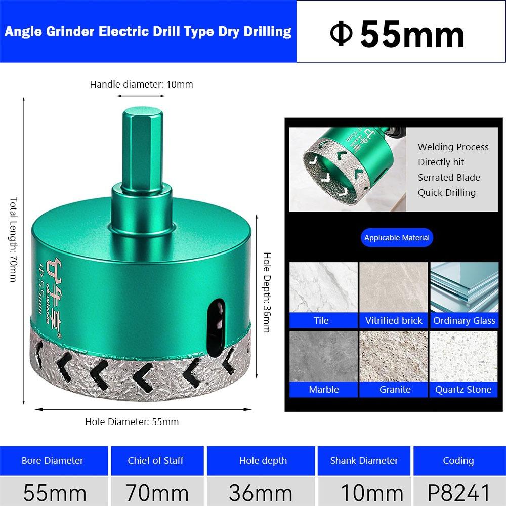 Special Use Ceramic Drill Bit Thickened Body Angle Grinder Hole Saw Tile Hole Saw Ceramic