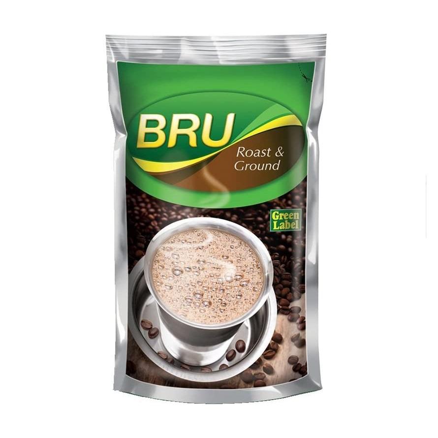Быстрорастворимая смесь Кофе и Цикория (200 г), Bru Green Label Coffee, Hindustan Unilever
