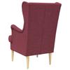 Armchair Burgundy Fabric