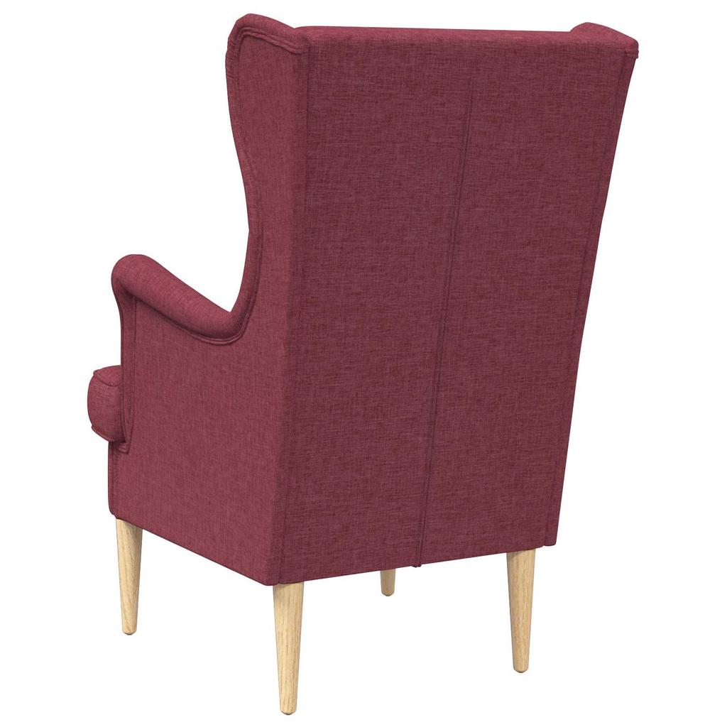 Armchair Burgundy Fabric