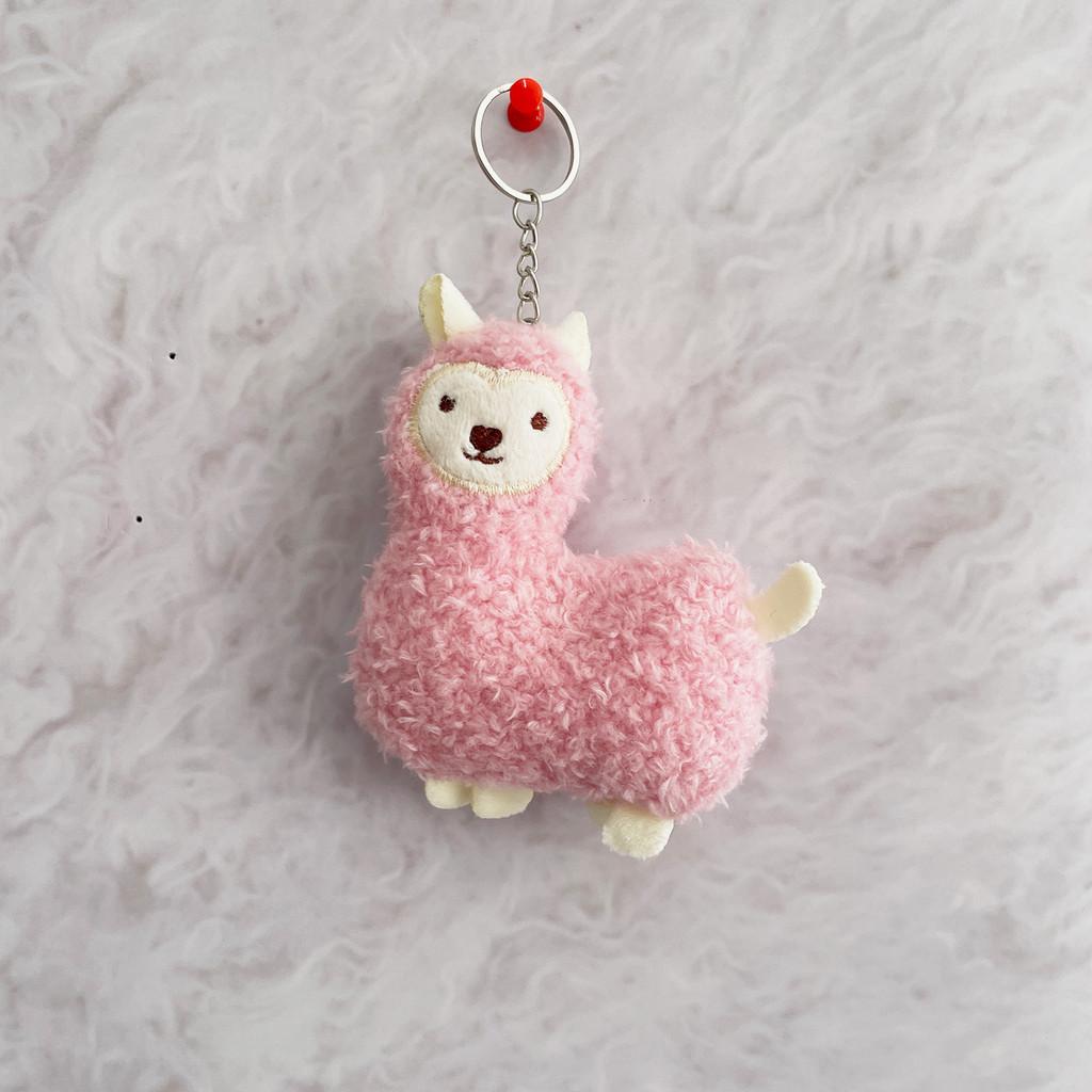 Plush Alpaca Toy With Short Pile Fabric For Kids And Collectors