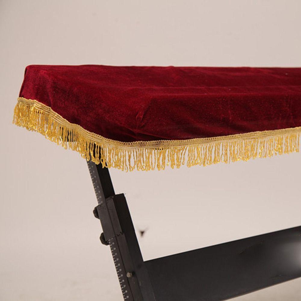 61/88 Keyboards Piano Half-cover Dust Cover Decorate Tassel Piano Cover   Piano Accessories