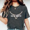 W świecie pełnym księżniczek bądź Beth Koszulki Boho Czaszka Krowy Howdy T-shirt Koszulki Dzikiego Zachodu Yellowstone Dutton Ranch Góry
