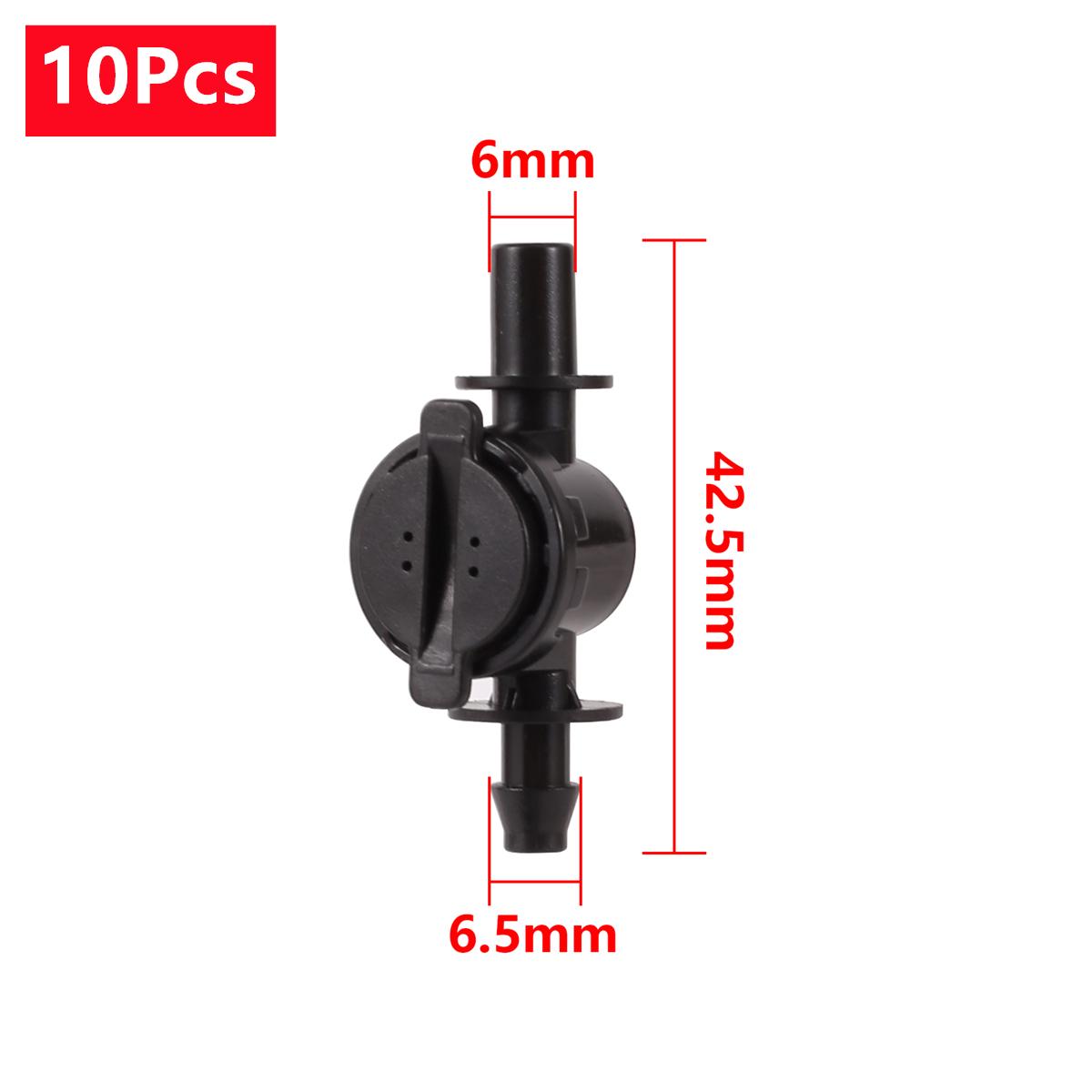 

6mm Anti-Drip Device 4/7mm Hose Connect Miniature Anti-Drip Valve Garden Agriculture Greenhouse Irrigation Mist Nozzle Fittings