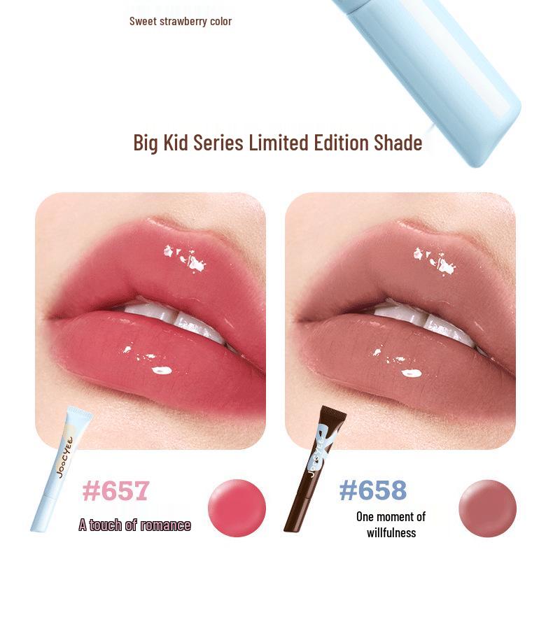 Oura Joocyee Blush Multifuncțional Copilăresc, Iluminator, Glazură de Buze și Ruj Cremă de Yu Shuxin