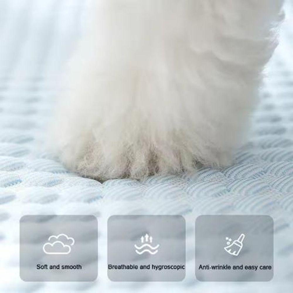 Breathable Cooling Pet Sleep Mats Soft Smooth Pet Cool Bed Nest  for Small and Medium Pets
