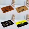 Aircraft Arrivals And Departures Floor Mat Bathroom Absorbent Mat Simple Door Dirt-resistant Mat Home  Mat Foot Mat Entry Mat
