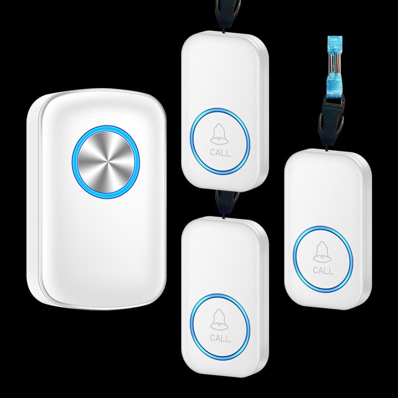 Wireless SOS Call Button for Elderly Care - Bedside Safety Alert System белый