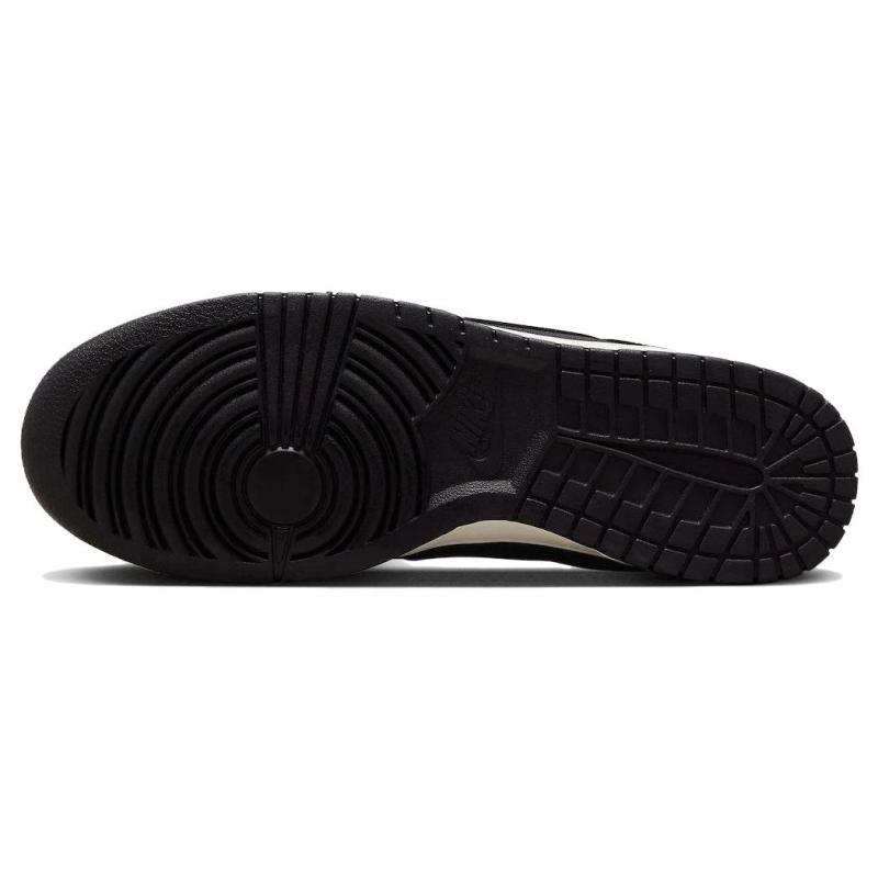 Nike Dunk Black Canvas Comfortable and Versatile Low-top Skate Shoes Unisex Black