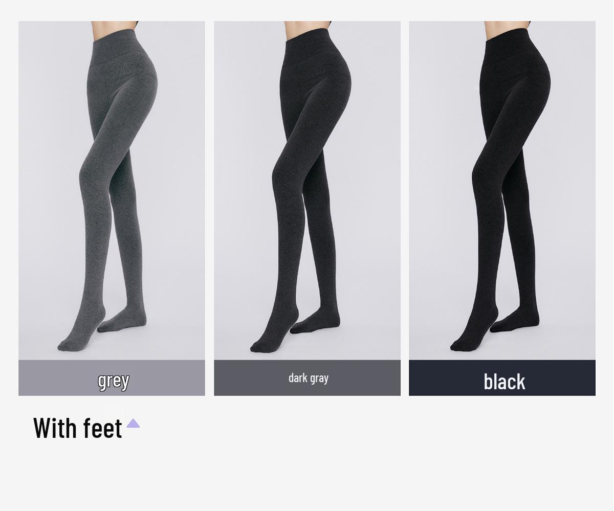 

Утягивающие леггинсы с высокой талией и полосками, на бархатной подкладке, для осени/зимы 260g Thin Velvet [Weight 90-140 kg]