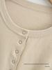 High-Waisted Women's Knitted Cardigan with Round Neck and Single-Breasted Design - European and American Style Niche Innerwear Top