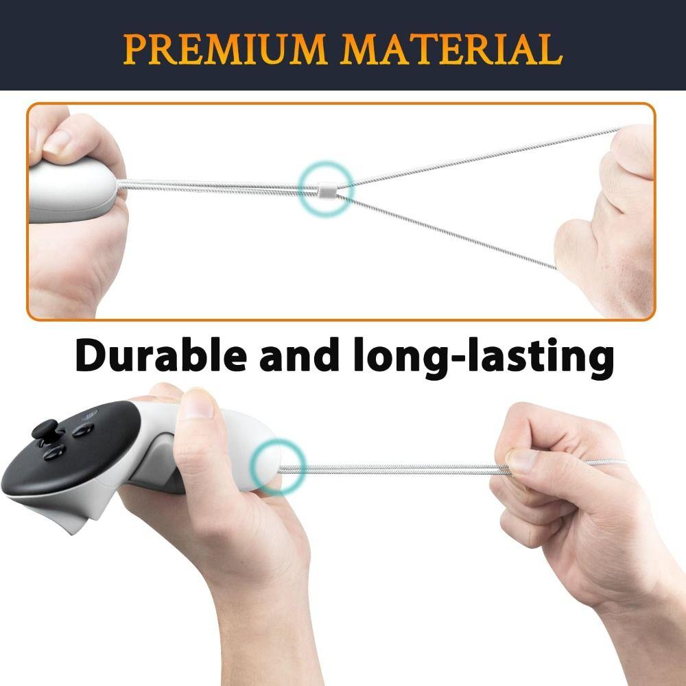 1 Pc Replacement Controller Wrist Strap Anti-fall Left/Right Available Hand Strap Easy Installation for Oculus/Meta Quest 3S 3