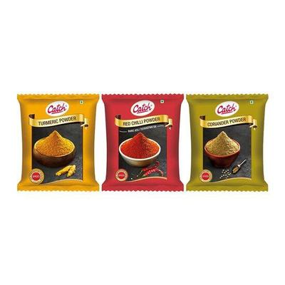 Catch Spices Combo Pack - Turmeric Powder 200g, Chilli Powder 200g & Coriander Powder 200g