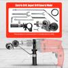Cortador de Placas para Taladro Eléctrico de Doble Cabezal Cortador de Chapa Metálica Corte Afilado y Preciso Punzón para Placas Cortador de Placas para Taladro Eléctrico para Cobre