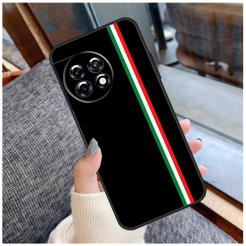 Italy Italia National Flag Case For OnePlus 13 15 13R 13T 12 12R 11 9 10 Pro 10T 8T Nord 5 CE 2 3 4 Lite N20 N30 Coque