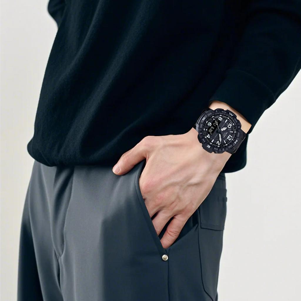 CASIO Men PRO TREK Black Watch PRT-B50YT-1 PRT-B50YT-1