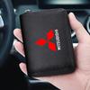 Genuine Leather Car Driver's License, ID Card, Bank Card Wallet For Mitsubishi Lancer 9 Ex Evo ASX L200 Colt Pajero Sport