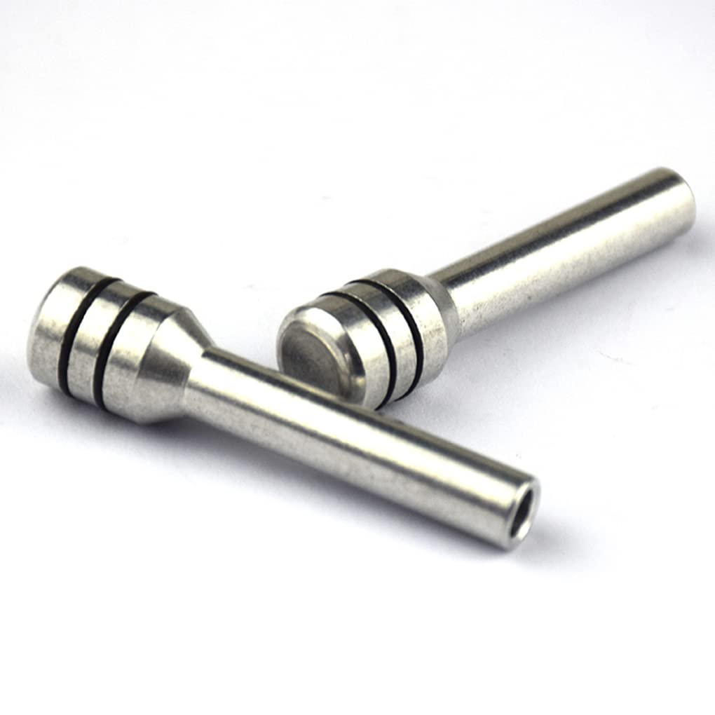 YWLiHcme 2 шт. Штифт замка двери автомобиля, дверная фурнитура, модифицированный компонент, ручки замка, серебристый