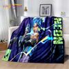 3D HD VALORANT Spiel Gamer Cartoon Weiche Plüschdecke, Flanelldecke Tagesdecke für Wohnzimmer Schlafzimmer Bett Sofa Picknickdecke