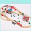 Wooden Train Track Toy Set With 88 Pieces For Creative Diy Kids Play