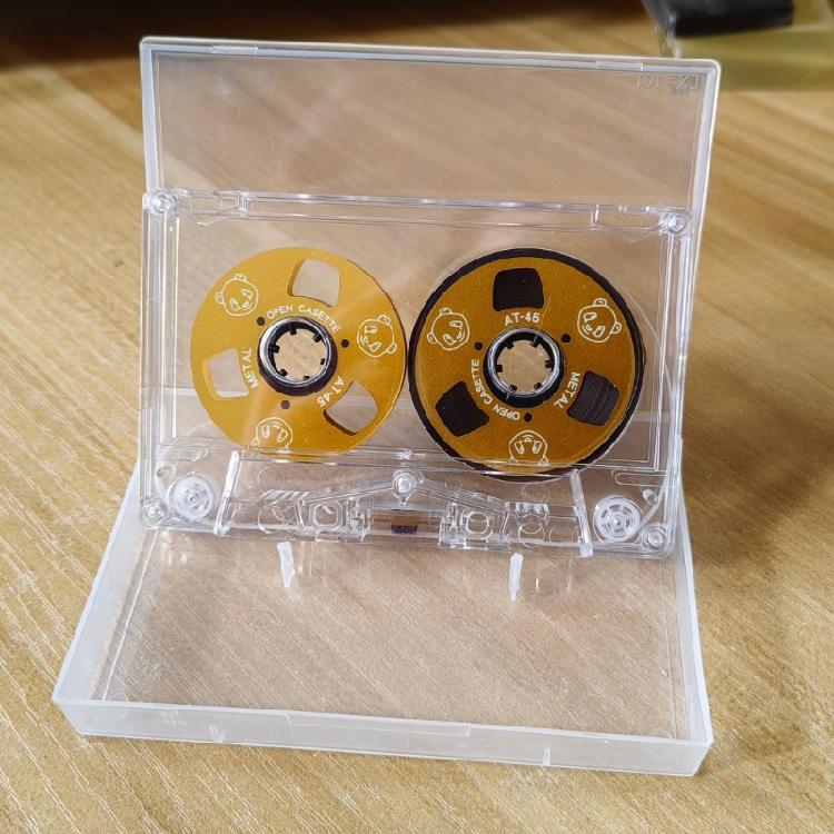 Double-sided Design Empty Tape Metal Cassette Blank Tape Can Record 45 Minutes Professional Blank Cassette Tape