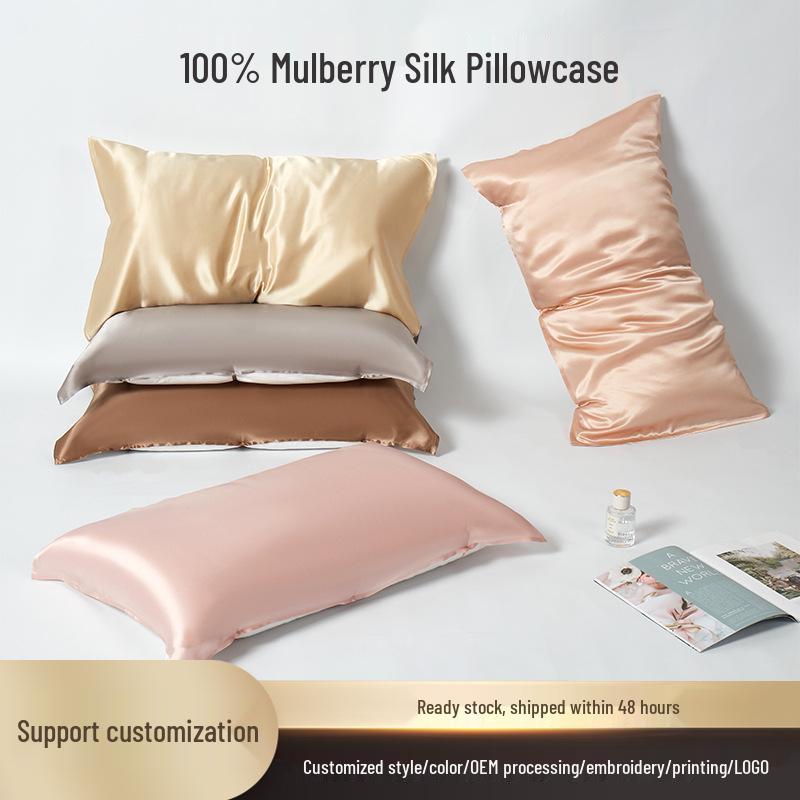 Premium 100% Mulberry Silk Pillowcase for Home & Wedding Usage