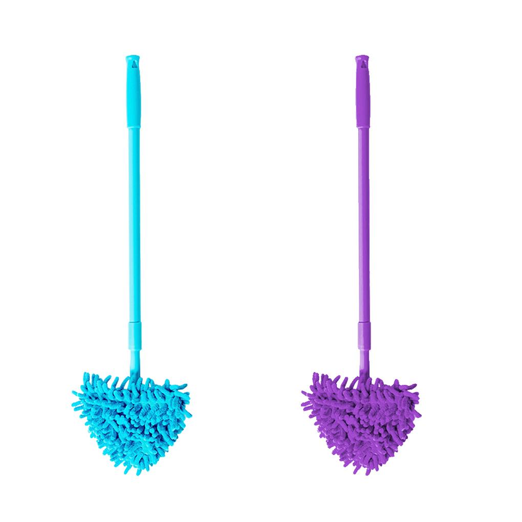 Rotating Wet Dry Concrete Floor Mop Bedroom Washroom Lavatory Detachable Telescopic Dust Remover Hotel Office Cleaning Tool