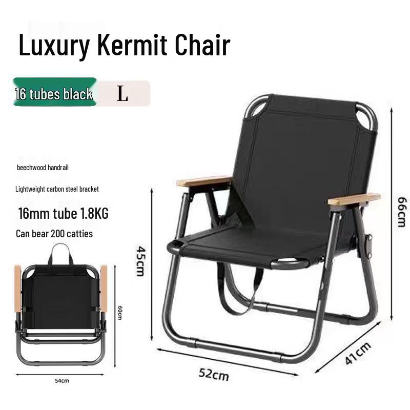Kermit Outdoor Portable Aluminum Folding Camping & Fishing Chair