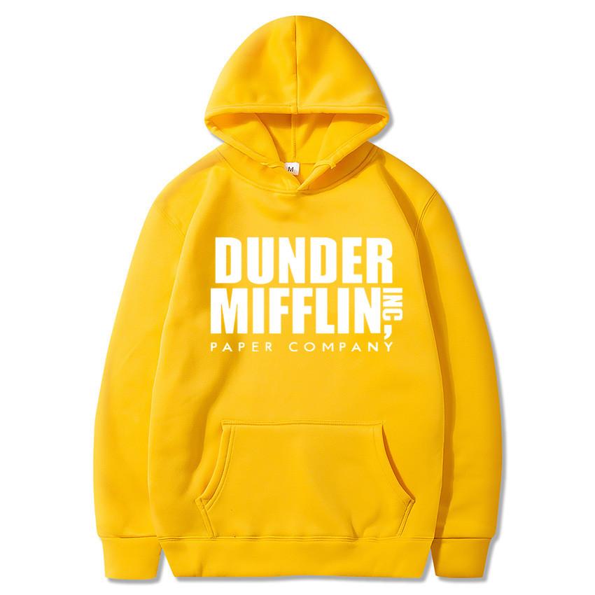 The Office Dunder Mufflin INC Hoodie Dwight Schrute Sweatshirt Women Hoodies Casual Pullover Hooded Sweater