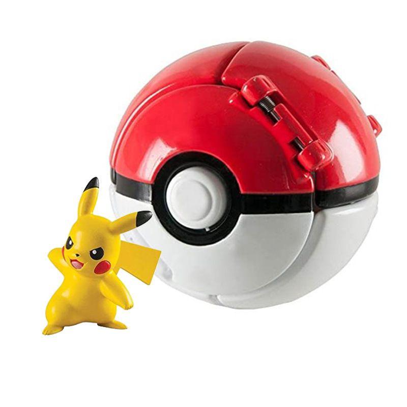 Mon Action Figure Model Toys Pikachu  Charmander Rockruff Litten