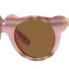 Burberry Plaid C Acetate Irregular Sunglasses Kids Pink