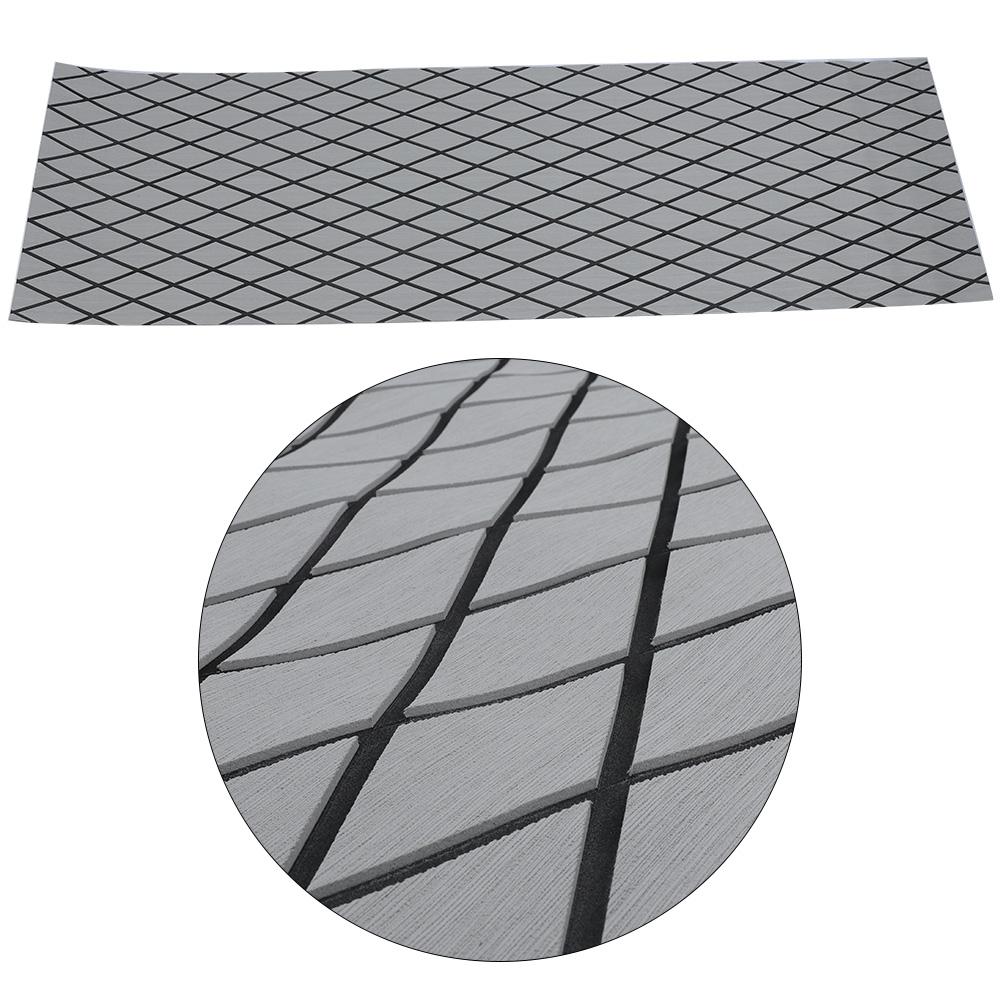 EVA Anti Slip Pad Rhombus Pattern with Adhesive Tape for Deck Surfboard(gray&black Stripes)