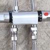 Home Chrome Bottom Shower Valve Bathroom Accessories Exposed Bar Shower Mixer Valve Tap Bathroom Faucet