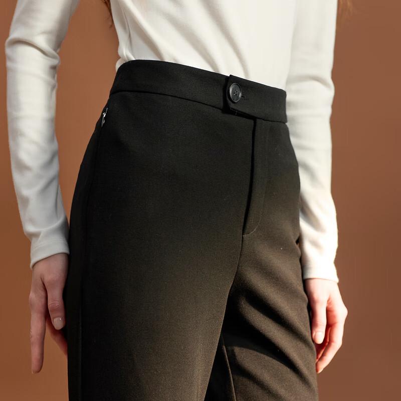 Women's 2025 Winter High-Waist Slim Flare Pants