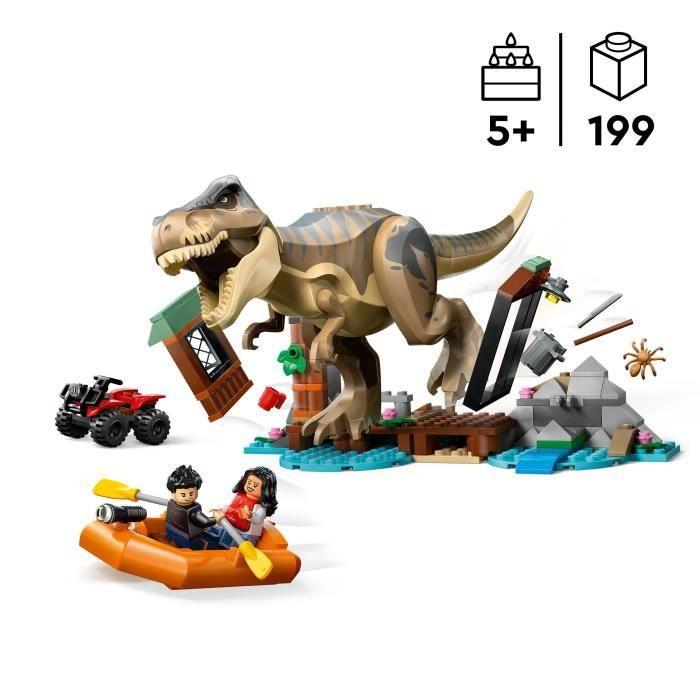 Jeu De Construction - LEGO - 76975 - Jurassic World - T. Rex - 199 Pièces - À Monter Soi-même