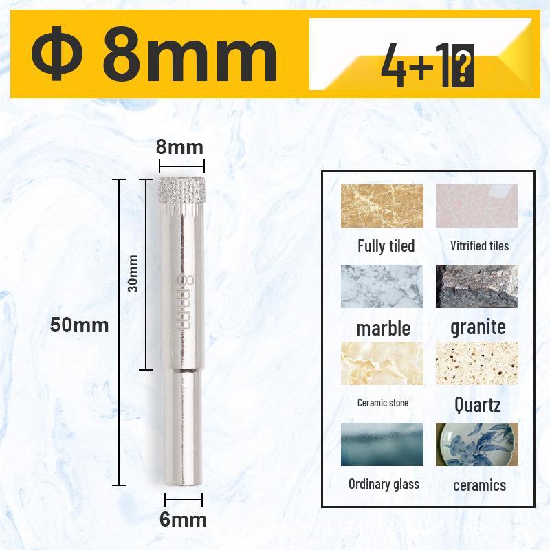 Alloy Glass & Tile Hole Drill Bit Set