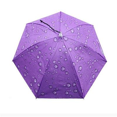 77cm Head-mounted Sunshade Umbrella Fishing Hat Umbrella Sunscreen Rain Outdoor Fishing Umbrella