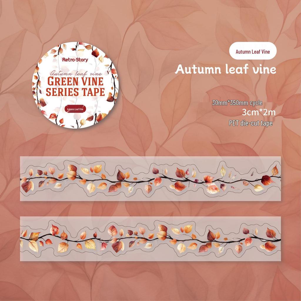 Ruban Washi Paysage Créatif: Style Ins Irrégulier pour le Journaling DIY, la Décoration de Plantes et de Fleurs