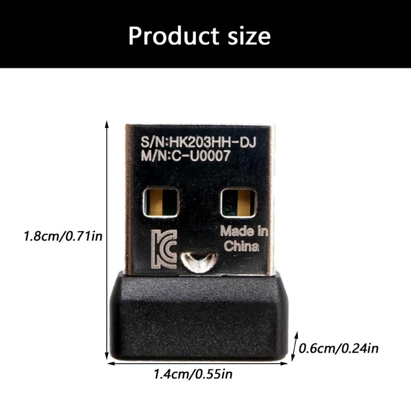 Plugs And Play USB Mouse Receiver For M575,M705,M720,M905,Anywhere2S/3 Master2s/3,Vertical,MX ERGO Mouse Easy Setup