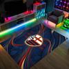 Bologna FC Design Crystal Velvet Carpet Cozy Non?Slip Printed Rug For Bedroom Living Room Entrance