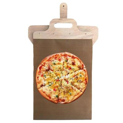 Schiebe-Pizzaheber Holz-Pizzapaddel Schieber mit Griff 11,8 x 15,74 Zoll Antihaft-Pizzaheber Paddel Küchenkochwerkzeug für