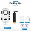 Waterproof Case Dive Housing for Insta360 X6 60m Underwater Protective Shell Anti Fog Clear Lens Sports Camera Accessories