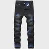 Men's Cross-Border Slim Fit Ripped Denim Jeans